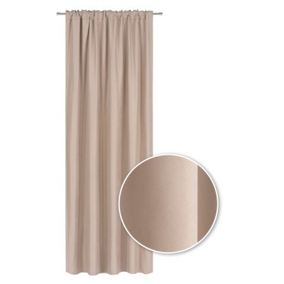 Zasłona SOFT CHIC beige 135x270 na taśmie