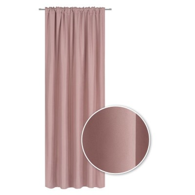 Zasłona SOFT CHIC pink 135x270 na taśmie