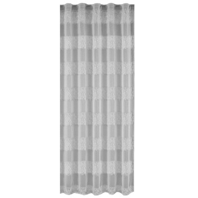 Firana WONDERFUL CHIC GREY 140x300 na taśmie